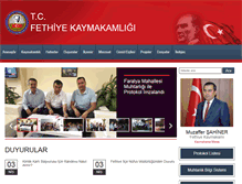 Tablet Screenshot of fethiye.gov.tr